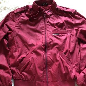 80’s Burgundy Members Only Jacket Size 7/8